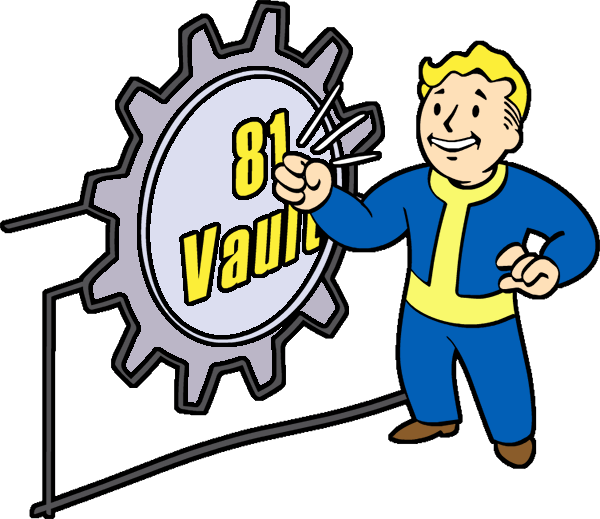 Hole In The Wall - Video Games Fallout Vault Boy Air Freshener Fall-air-7751-tnk.03 (600x519), Png Download