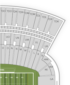 Scott Stadium 505 Section (350x350), Png Download