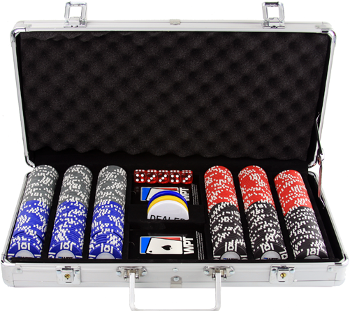 Wpt 300 Pc Poker Chip Set - Poker (500x500), Png Download