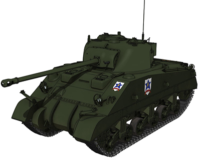 Firefly - M4 Sherman Girls Und Panzer (395x320), Png Download