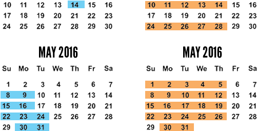 Anniversary 65 Calendar 2016 2 - Calendar (560x270), Png Download