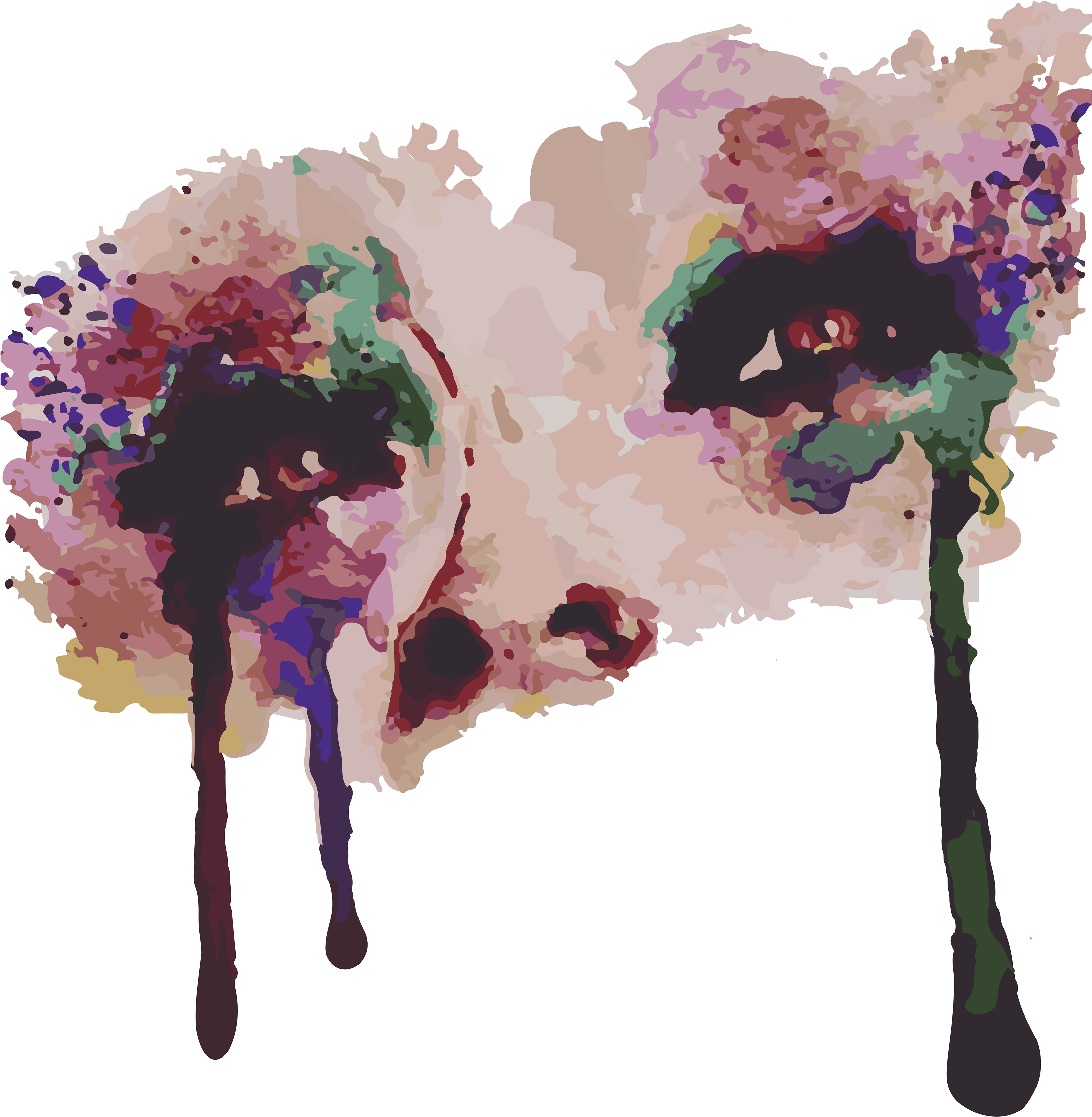 Digital - Watercolor Paint (3840x3840), Png Download