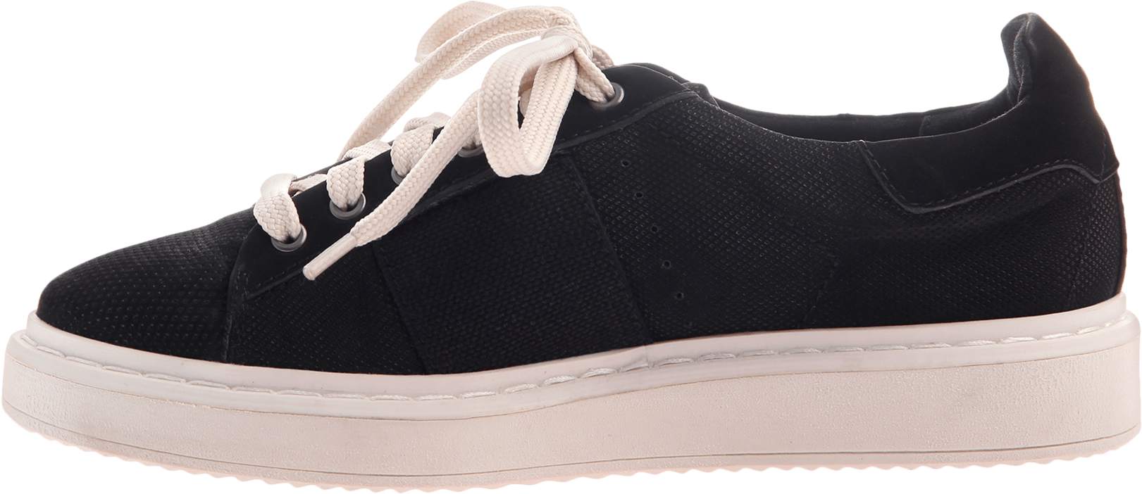 Normcore Women's Sneaker In Black Inside View - Otbt Normcore Women's Lace Up Casual Shoes Black : (1782x1782), Png Download