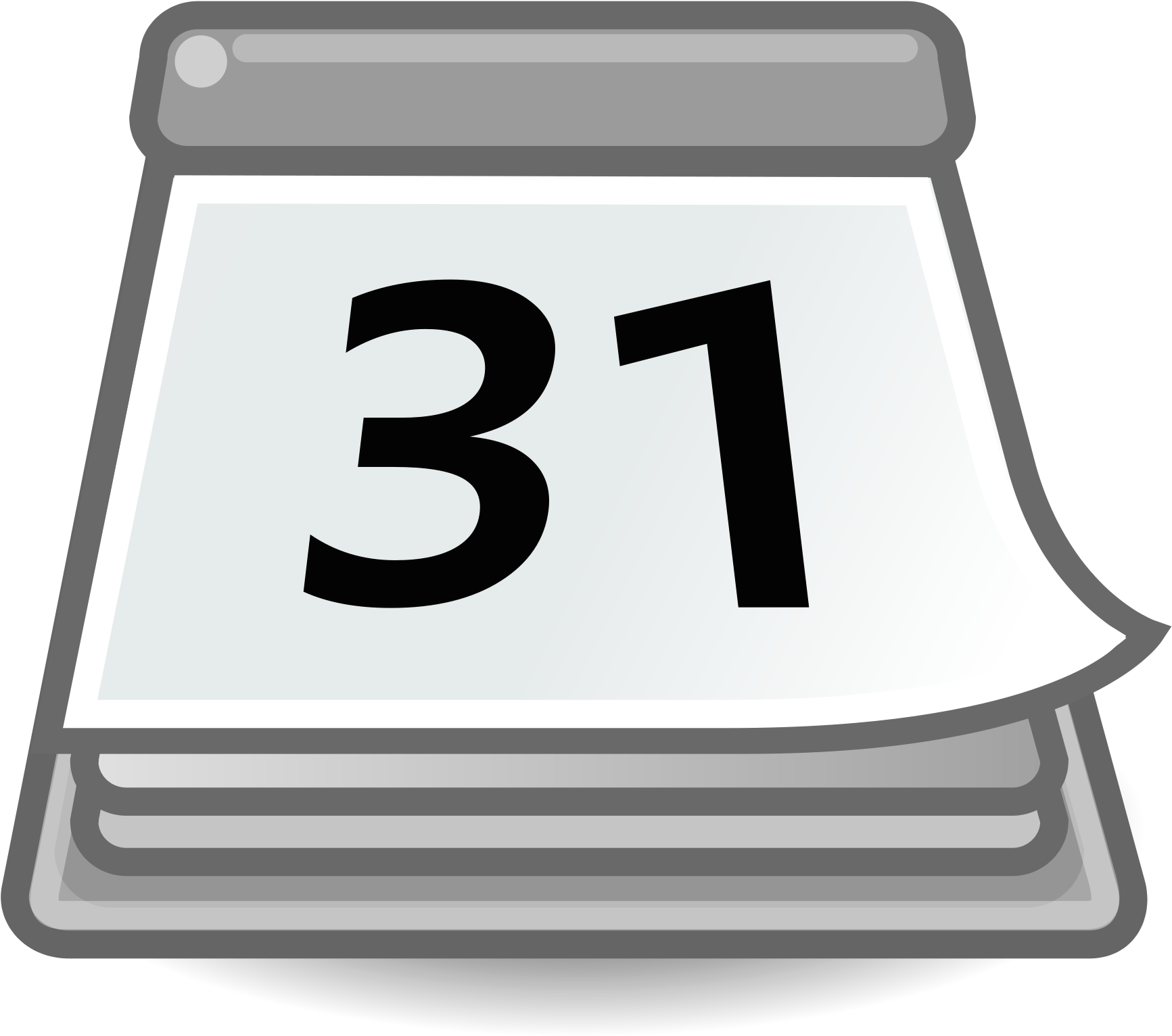 Office-calendar - Calendar Tango Icon (1800x1612), Png Download
