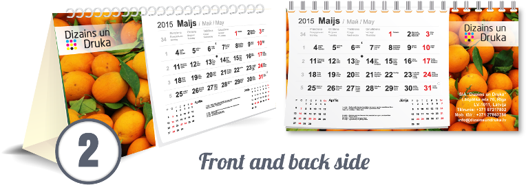 Table Calendars - Calendar (800x301), Png Download