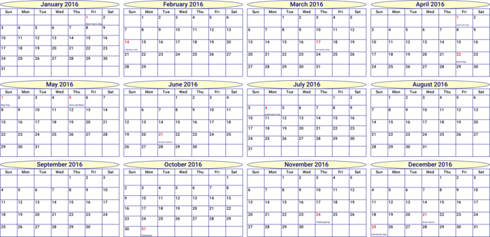 Calendar Date 2018 Month Year - 12 Month Calendar Clip Art (701x340), Png Download