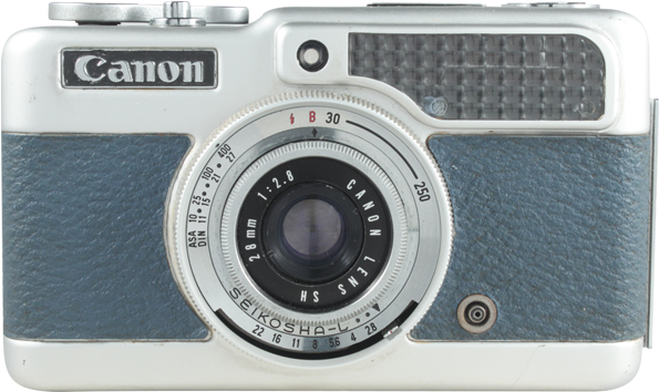 Camera Vintage Png - Old Canon Camera Png (640x640), Png Download