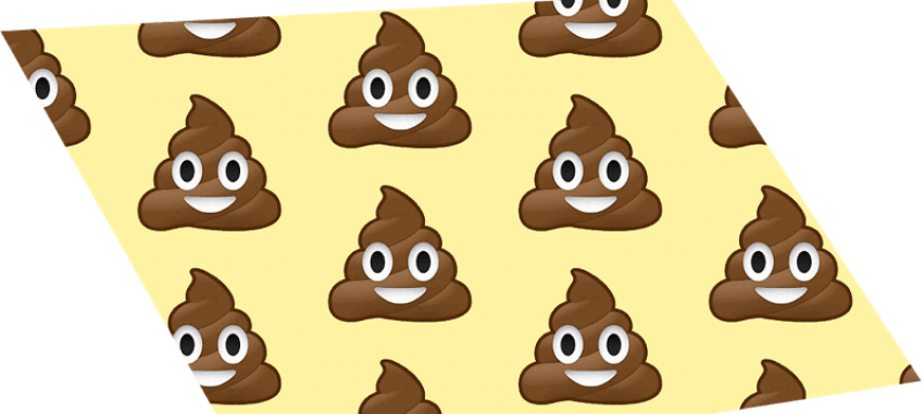 Kids, Why You So Mad At Poop - Smiling Poop Emoji Jumbo Tote Bag, Adult Unisex, Natural (800x358), Png Download