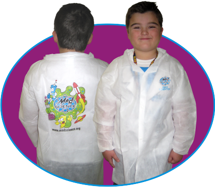 Junior Mad Scientist Lab Coat - Mad Science Lab Coats (435x377), Png Download