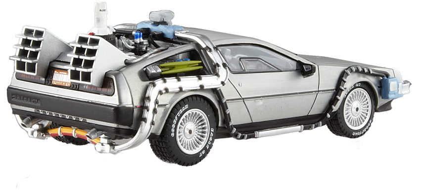 Hotwheels 1/43 Back To The Future (900x468), Png Download