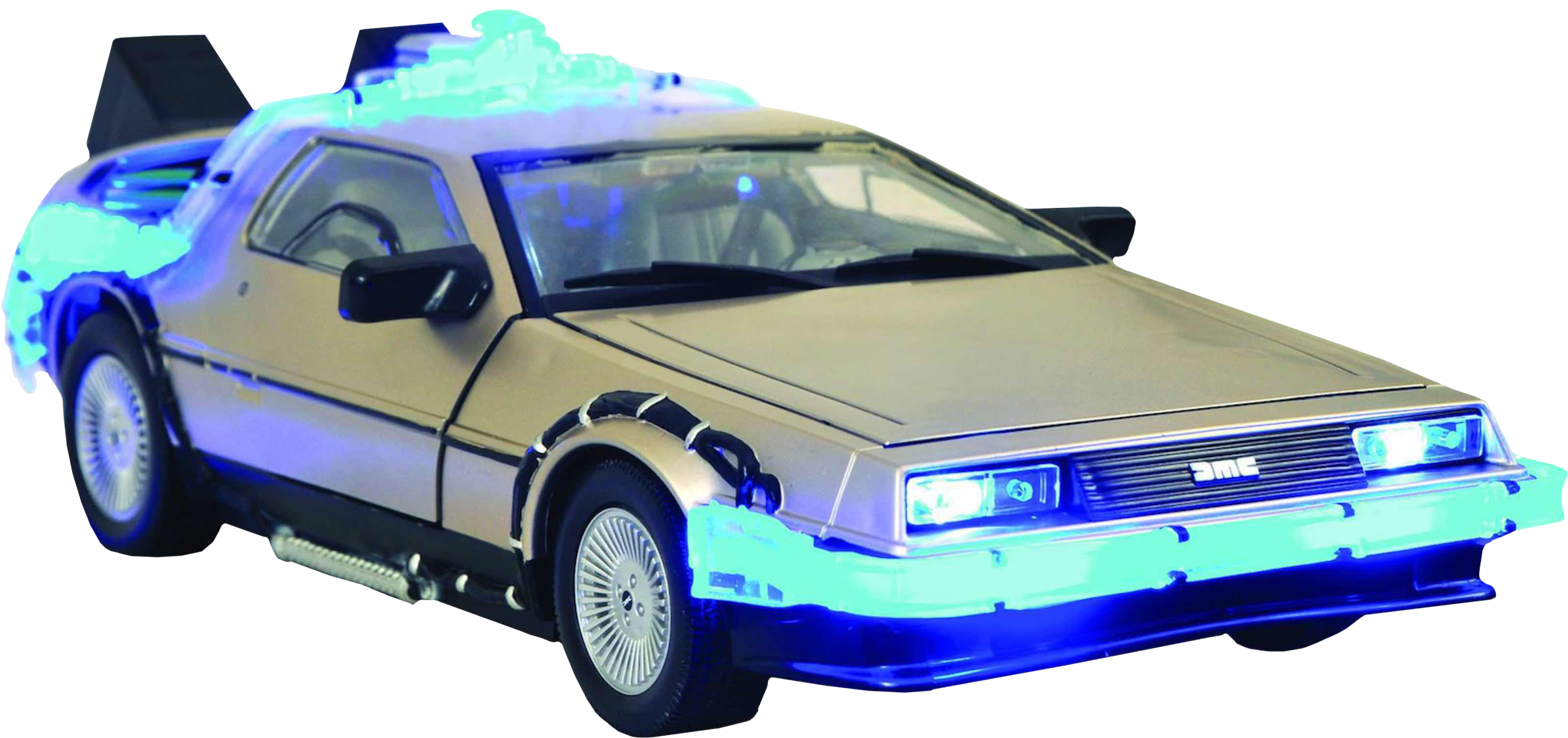 Back To The Future - Diamond Select Back To The Future: Delorean Mark I (2400x1124), Png Download