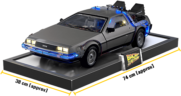 Joe Worked With Universal Pictures To Repair And Refurbish - Eaglemoss Delorean (600x327), Png Download