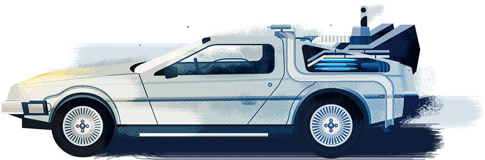 The Idea Was To Tie In With 30 Years Since Back To - Back To The Future (1200x437), Png Download
