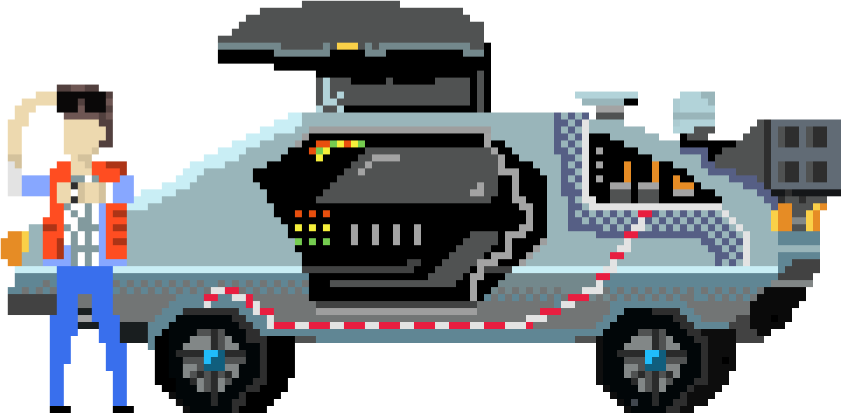 Back To The Future (1380x830), Png Download