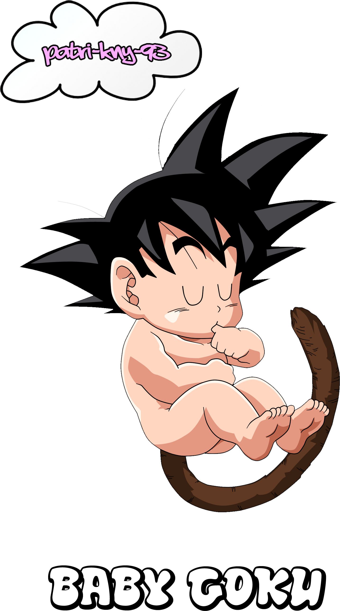 Resultado De Imagen Para Goku Baby - Dragon Ball Z Baby Goku (1942x2912), Png Download