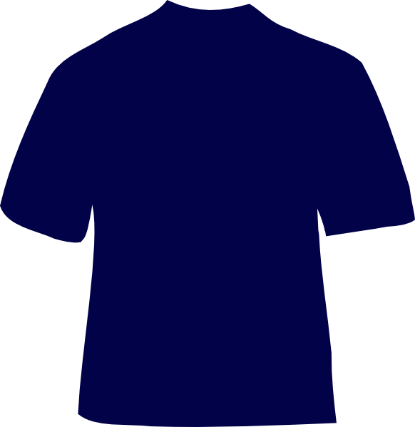 10 Blank Navy Blue T Shirt Template Free Cliparts That - T Shirt Template (576x595), Png Download