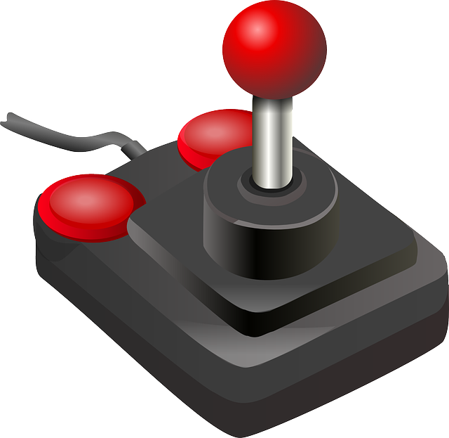 Joystick, Game Controller, Buttons, Video Game, Playing - Clip Art Joystick (640x623), Png Download