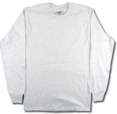 Gildan Long Sleeve Blank (400x390), Png Download