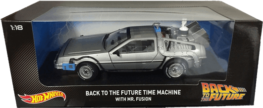 Back To The Future - Back To Future Hot Wheels (600x600), Png Download