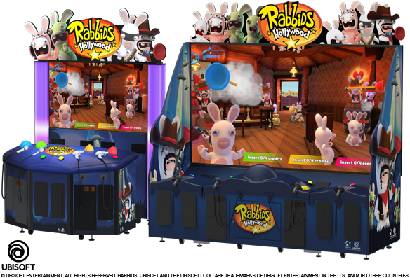 Rabbids Hollywood - Games (590x516), Png Download