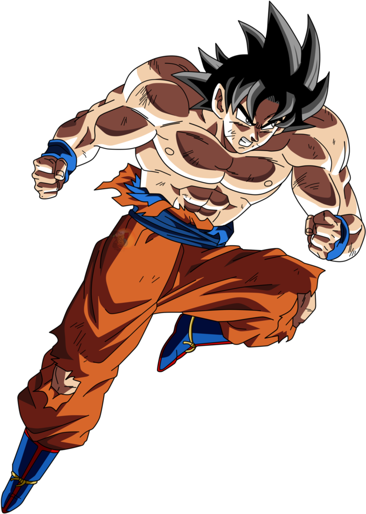 Goku Shirtless Artwork2 - Dragon Ball Super Ssj Limit Breaker (757x1056), Png Download