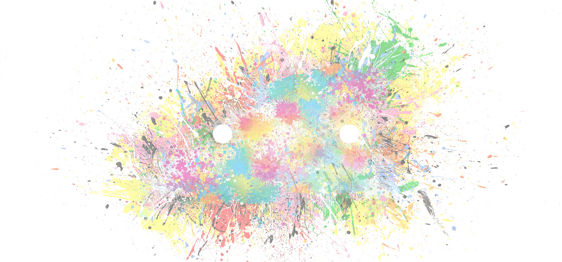 Splat Background (1838x859), Png Download