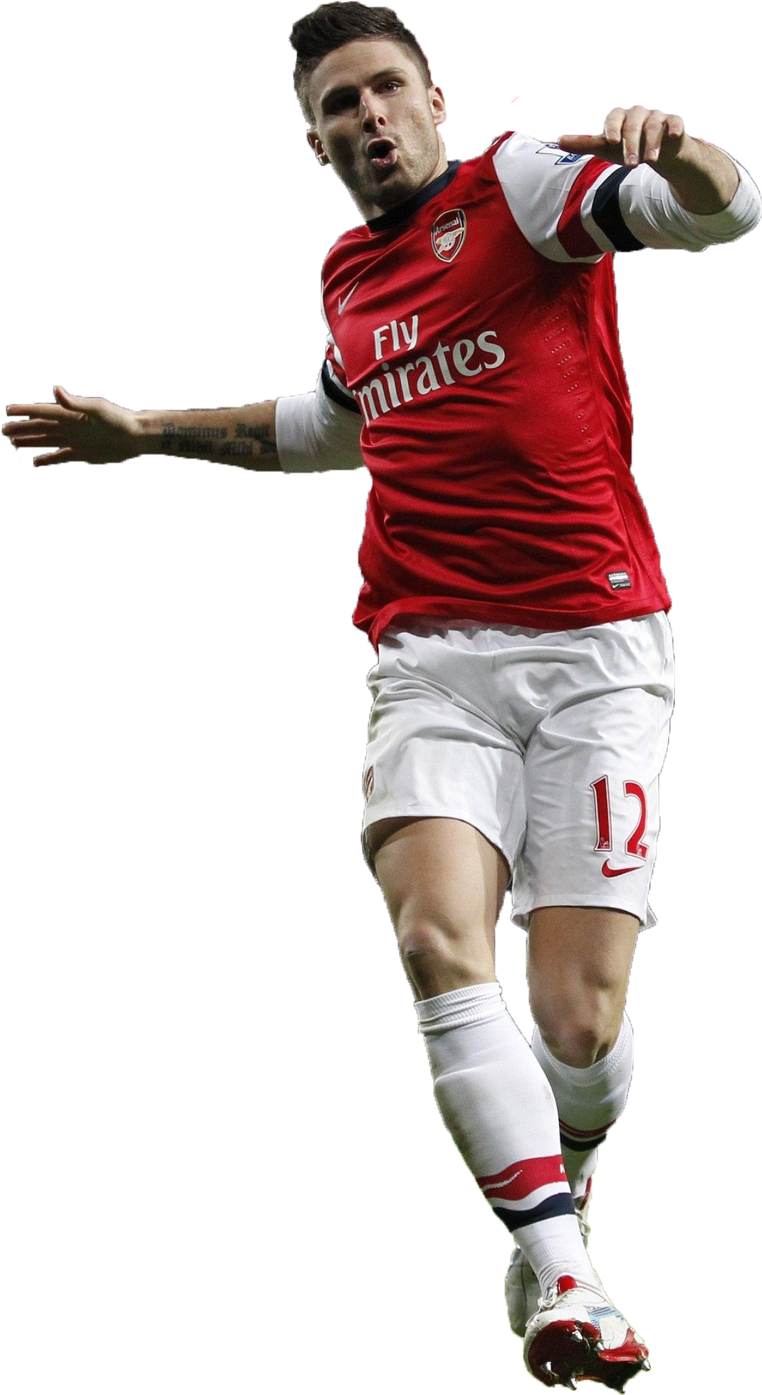 Olivier Giroud - Olivier Giroud Arsenal Png (1148x2014), Png Download