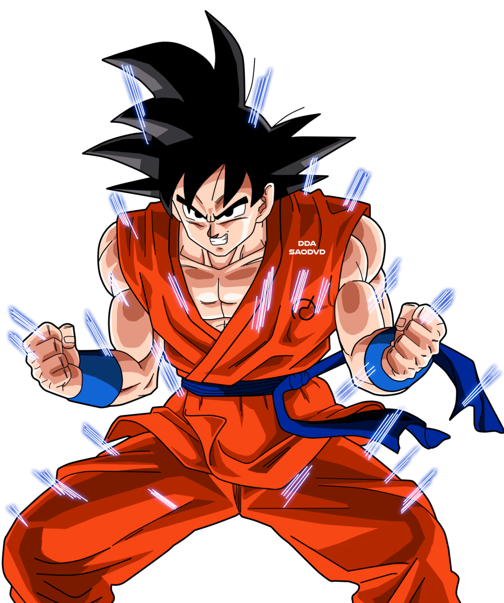Goku Ready To Fight - Goku (1024x1256), Png Download