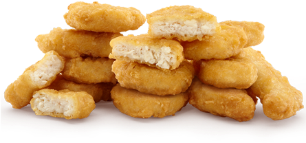 Mcdonalds Chicken Nugget Transparent (444x320), Png Download