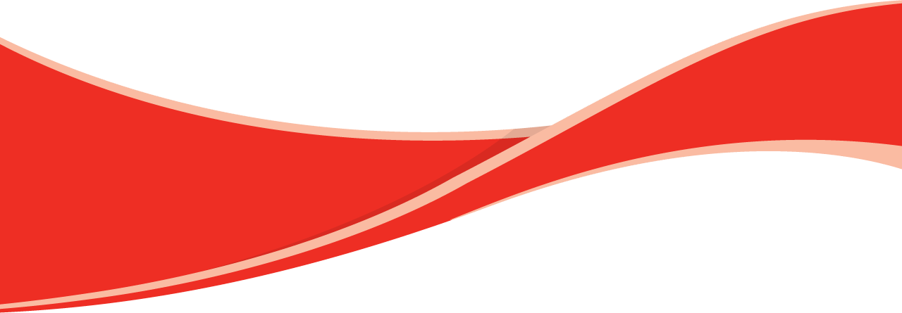 Kumpulan Vector, Pin Dan Border Terkeren - Red Wave Vector Png (1280x445), Png Download
