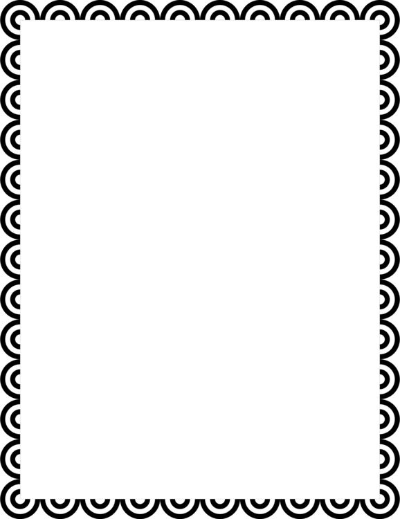 Wind Wave Computer Icons Information Sine Wave - Bear Paw Print Border (578x750), Png Download