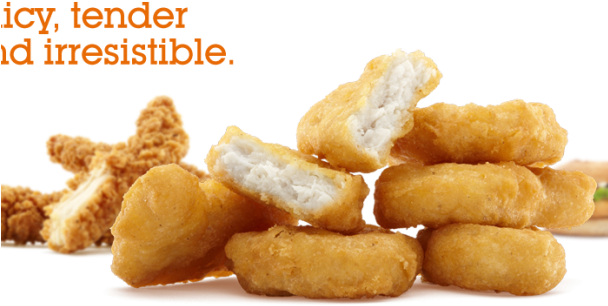 Chicken Nuggets - Mcnuggets (607x400), Png Download