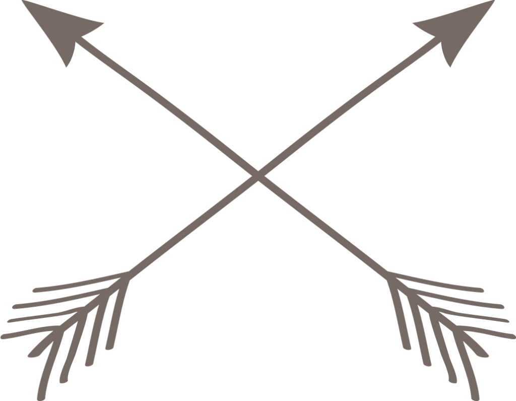 Light Bow And Arrow Flat Vector - Bohemian Arrows Png (1024x796), Png Download