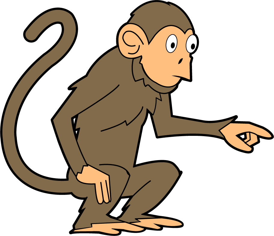 Profile Clipart Monkey - Monkey Clip Art Png (912x787), Png Download