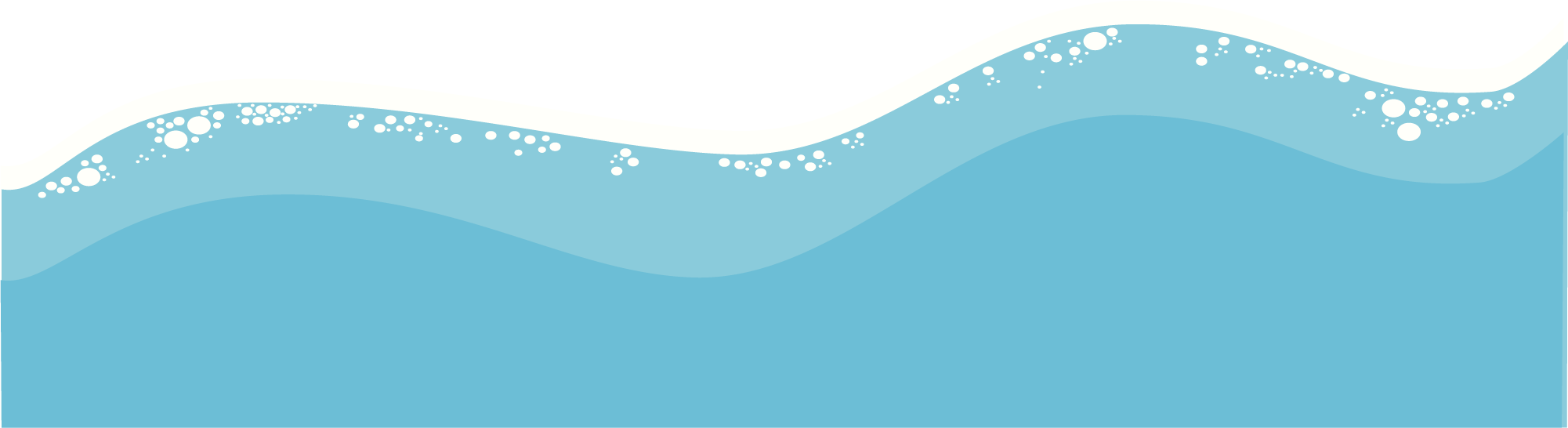 Water Border Png (2001x546), Png Download