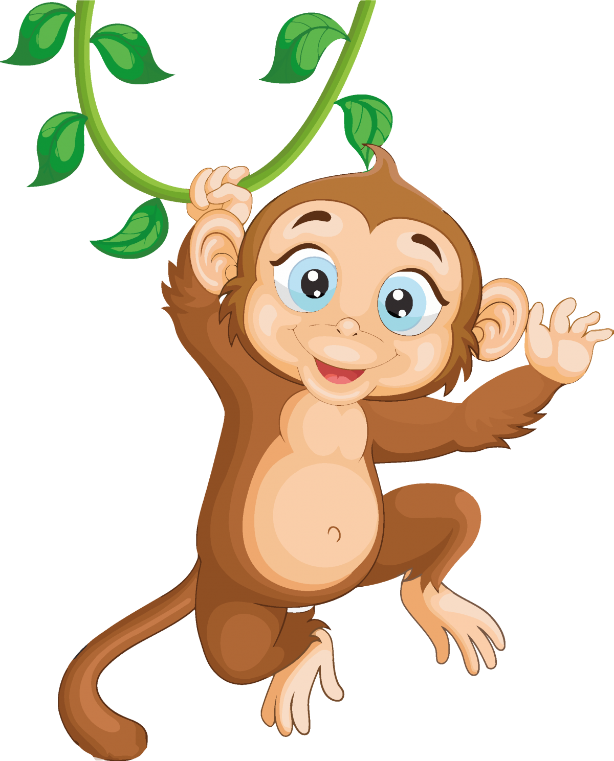 Download Monkey Clipart Png Download Cartoon Cartoon Monkey Png Image With No Background Pngkey Com