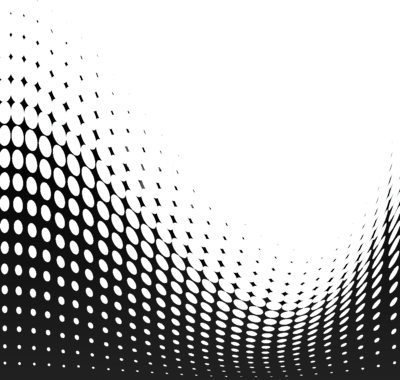 Wave Of Circles Overlay Border Psd - Dots Background (400x380), Png Download