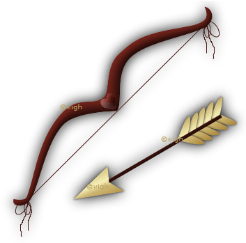 13 Stb Love Bow And Arrow - Arrow (359x348), Png Download