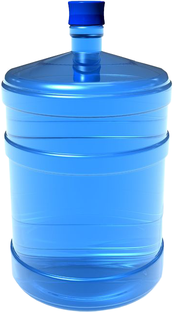 Empty Water Bottle Png - 19 Litre Water Bottle (675x709), Png Download