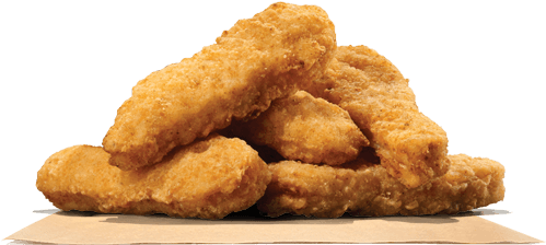 Made With White Meat, Our Bite-sized Chicken Nuggets - وجبة تشيكن تندر برجر كنج (500x540), Png Download