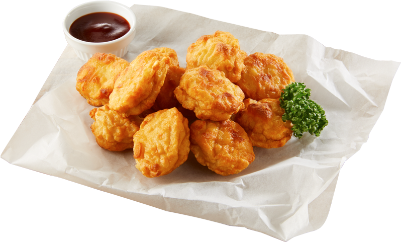 Chicken Nuggets - Chicken Nugget (800x550), Png Download