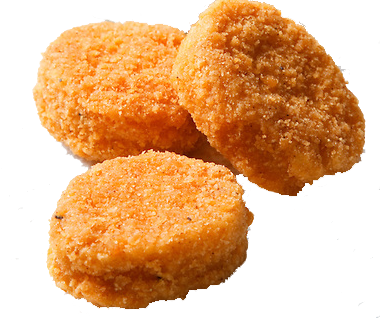 Chicken Nuggets Are Little Breaded Chicken Bites - Korokke (380x318), Png Download
