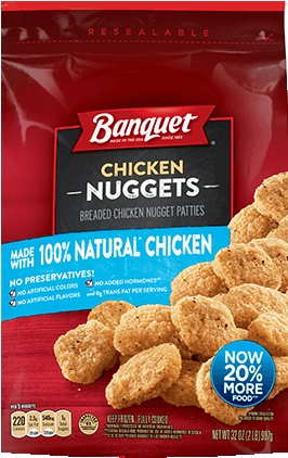 Original Chicken Nugget - Gravy (500x500), Png Download