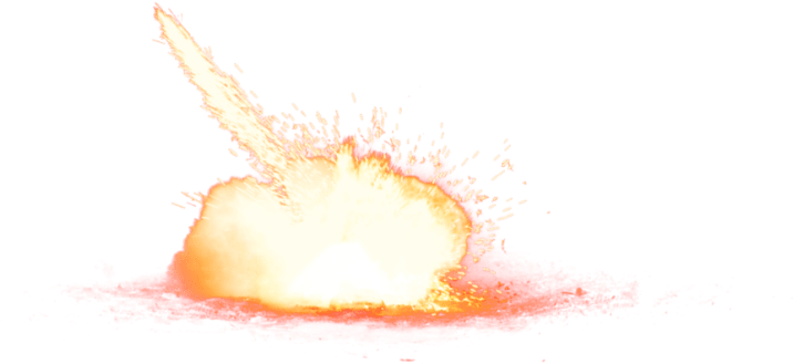 Free Png Big Explosion With Fire And Smoke Png Images - Portable Network Graphics (850x479), Png Download