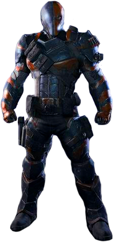 Slade Wilson 53 - Batman Arkham Origins Deathstroke Png (250x490), Png Download