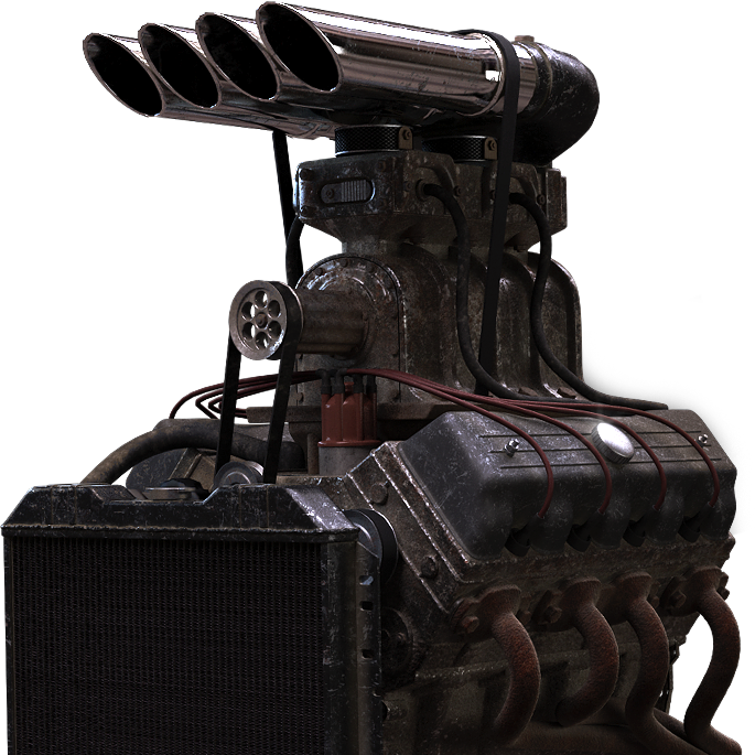 Mad Max V6engine - Mad Max Game V6 (685x685), Png Download