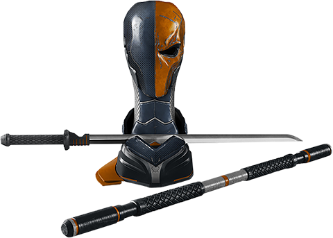 Dc Comics Prop Replica Deathstroke Arsenal - Deathstroke Arsenal Dc Comics Prop Replica (480x343), Png Download