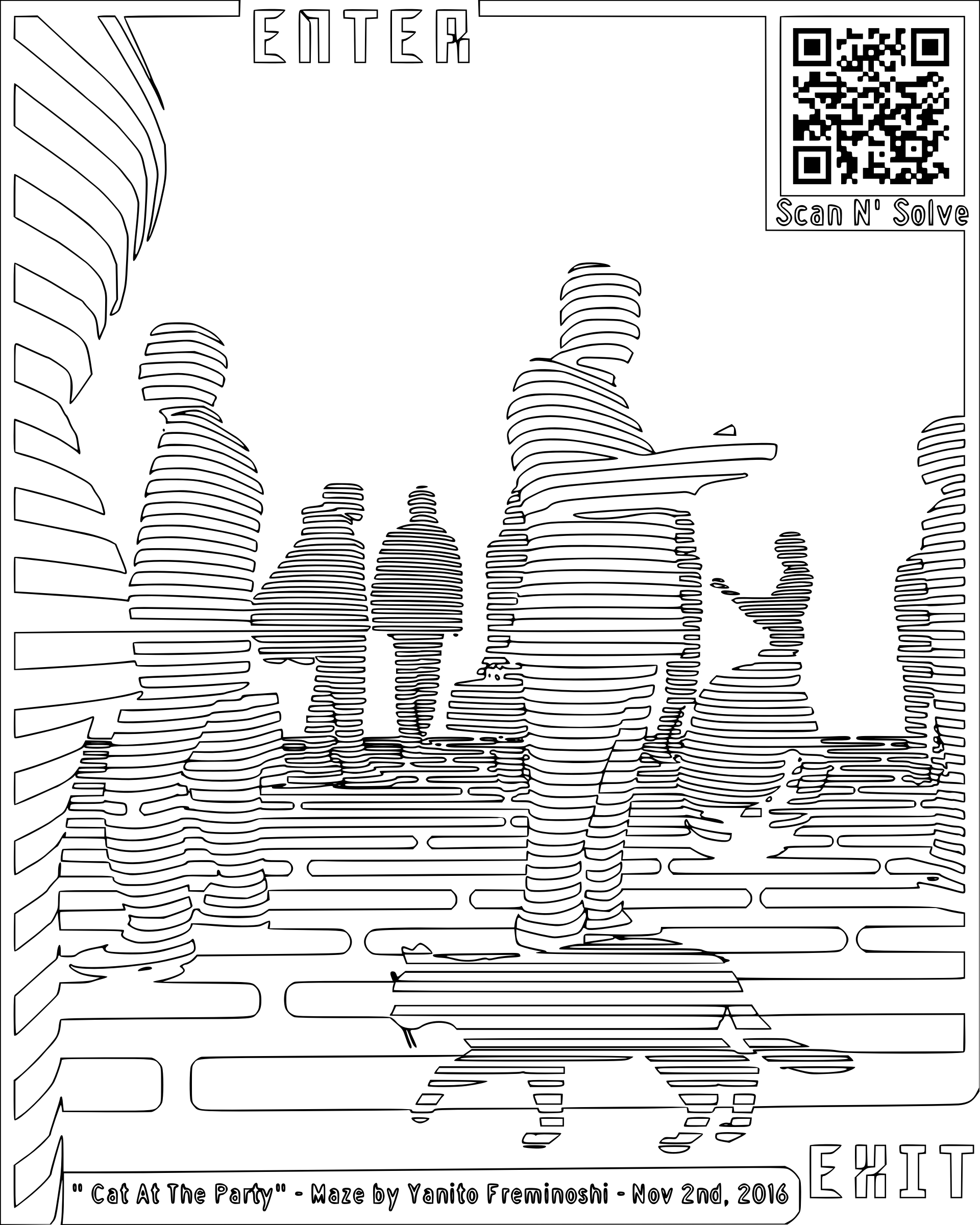 This Free Icons Png Design Of Coloring For Adults Page (1920x2400), Png Download