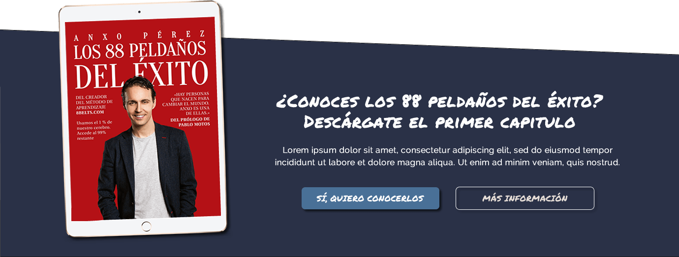 Portada De "los 88 Peldaños Del Éxito" De Anxo Pérez (1380x523), Png Download