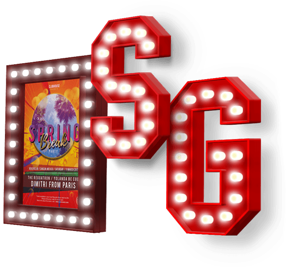 Retro Marquee Letter Signs And Marquee Lightbox Signs (600x550), Png Download